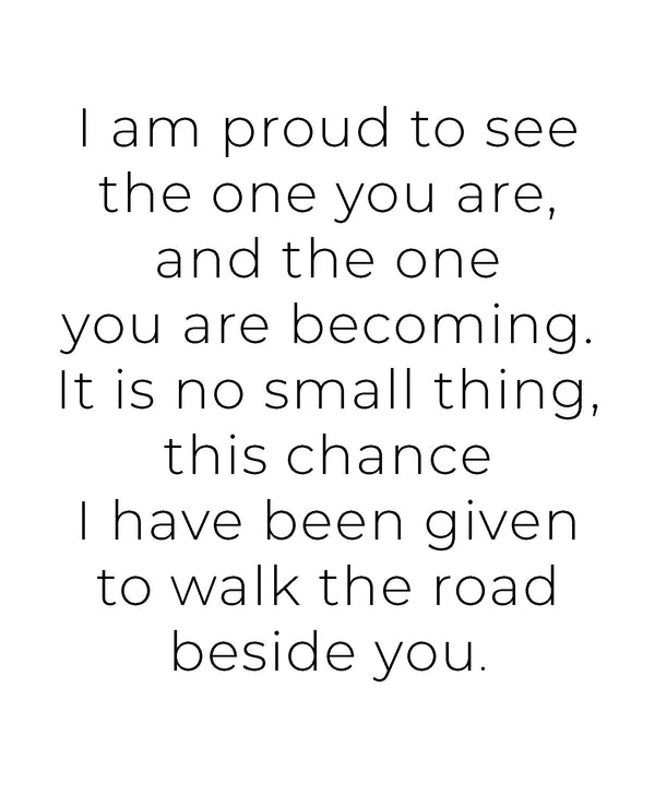 Walking Together Greeting Card