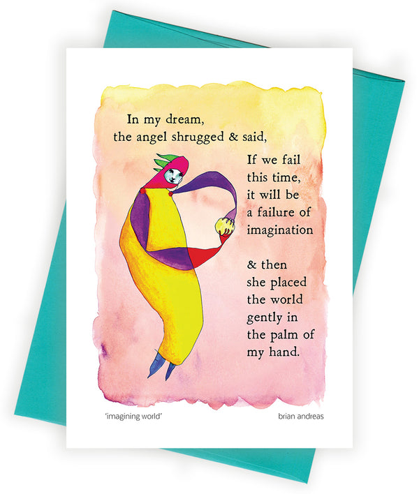 Imagining World Greeting Card