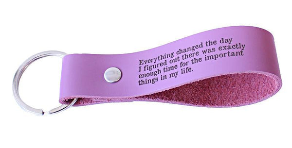 Enough Time (No Gender) Key Fob