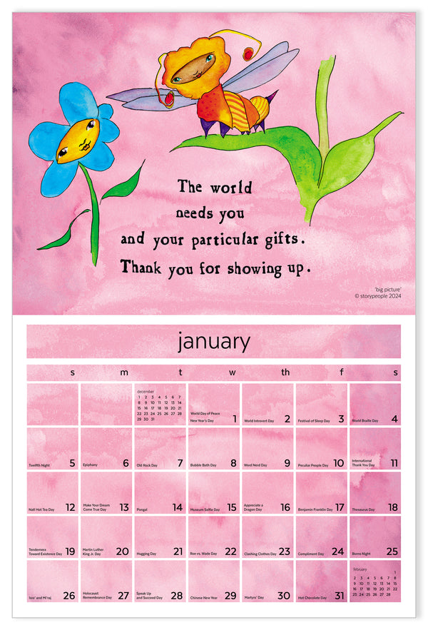 StoryPeople Inspirational Wall Calendar storypeople-inspirational-wall-calendar