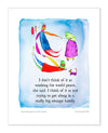 Big Strange Family Color Wash Print