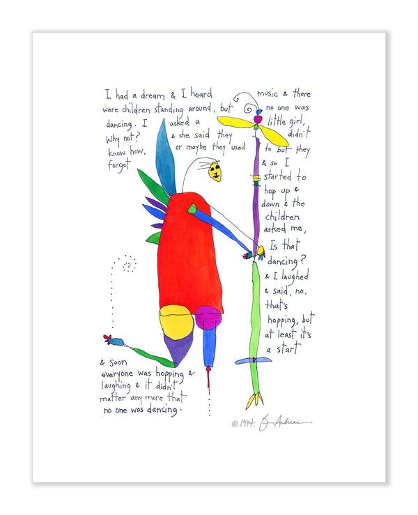 Hopping Art Print
