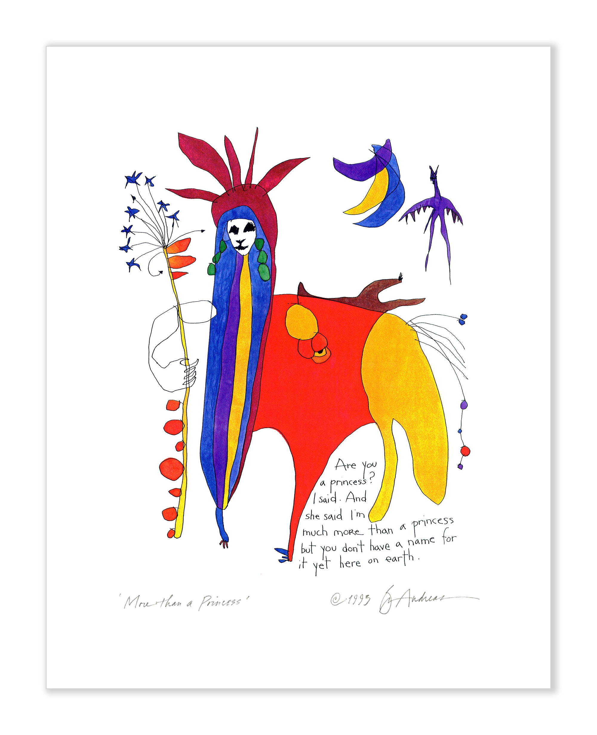 More Than a Princess Art Print