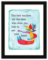 Teach Love Color Wash Print