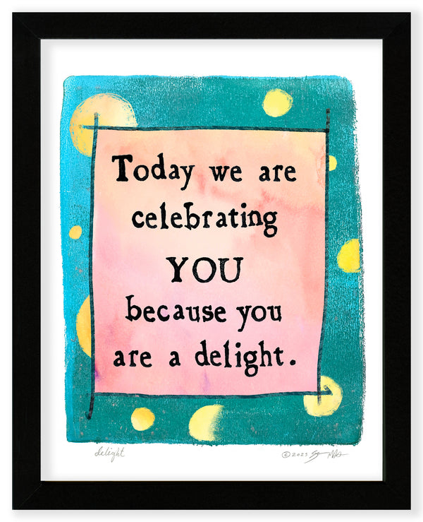 Delight Art Print