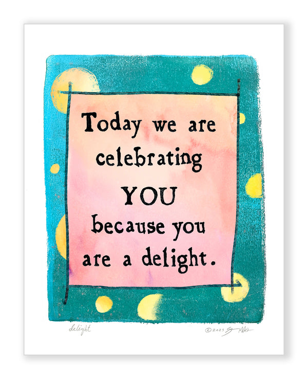 Delight Art Print