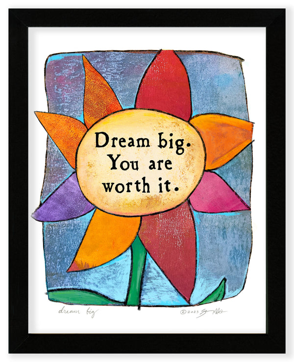 Dream Big Art Print