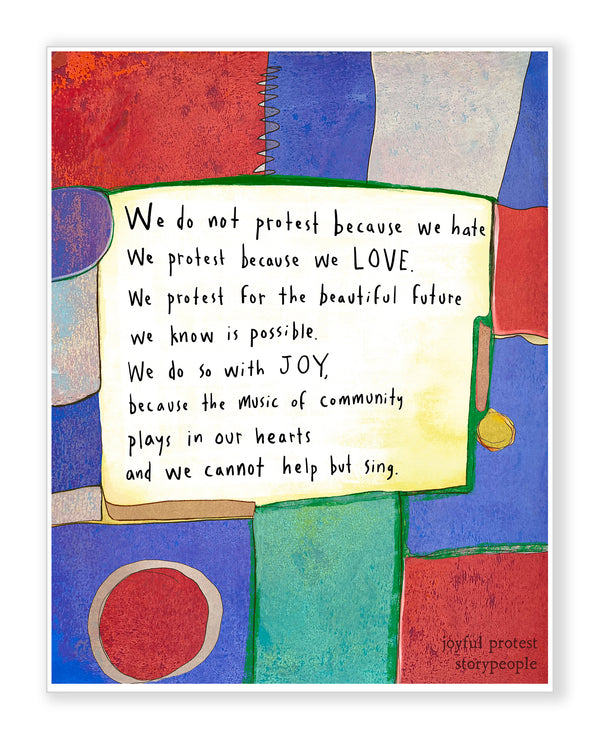 Joyful Protest Art Print