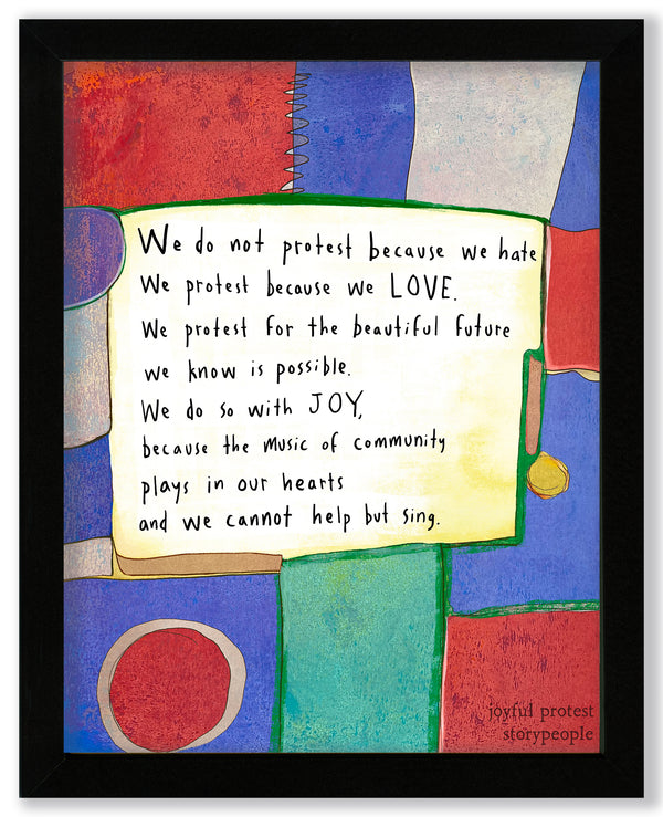 Joyful Protest Art Print