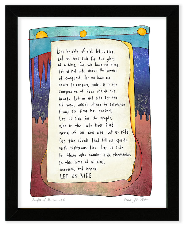 Knights of the New Cloth Art Print