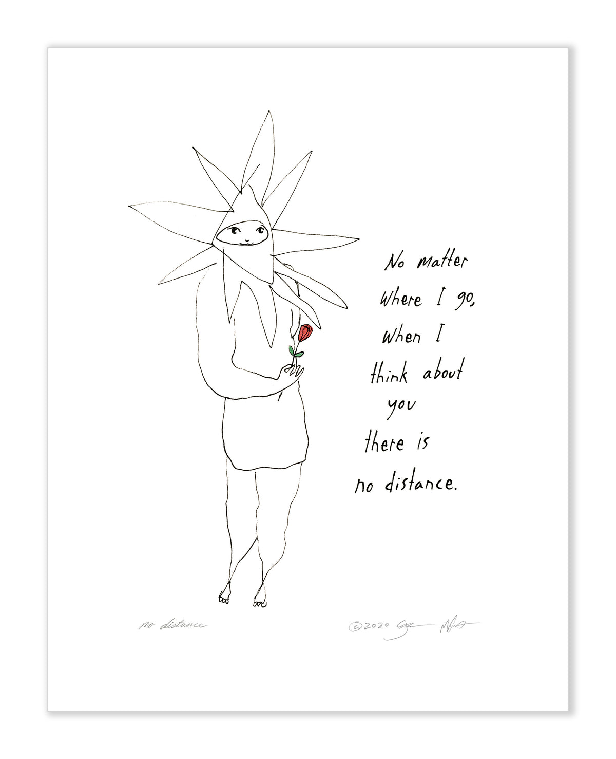 No Distance No Distance Art Print