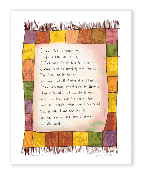 See You Soon Art Print