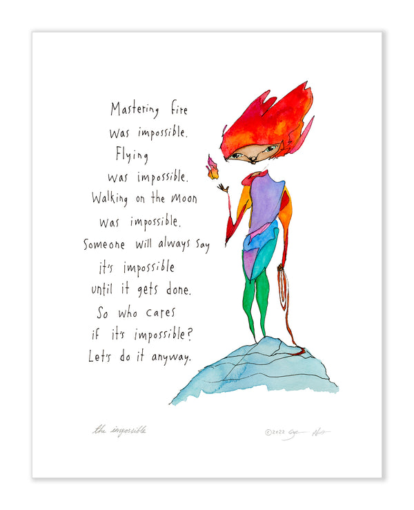 The Impossible Art Print