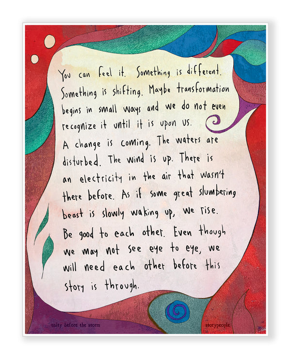 Unity Before the Storm Art Print