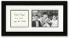 Framed photo collage with text 'Never forget how much you are loved' and a family photo.