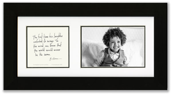 His Laughter 4x6 Photo Frame