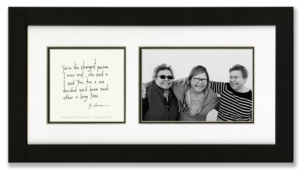 Kindred Spirits 4x6 Photo Frame
