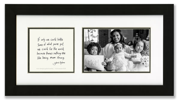 Mom Strong 4x6 Photo Frame