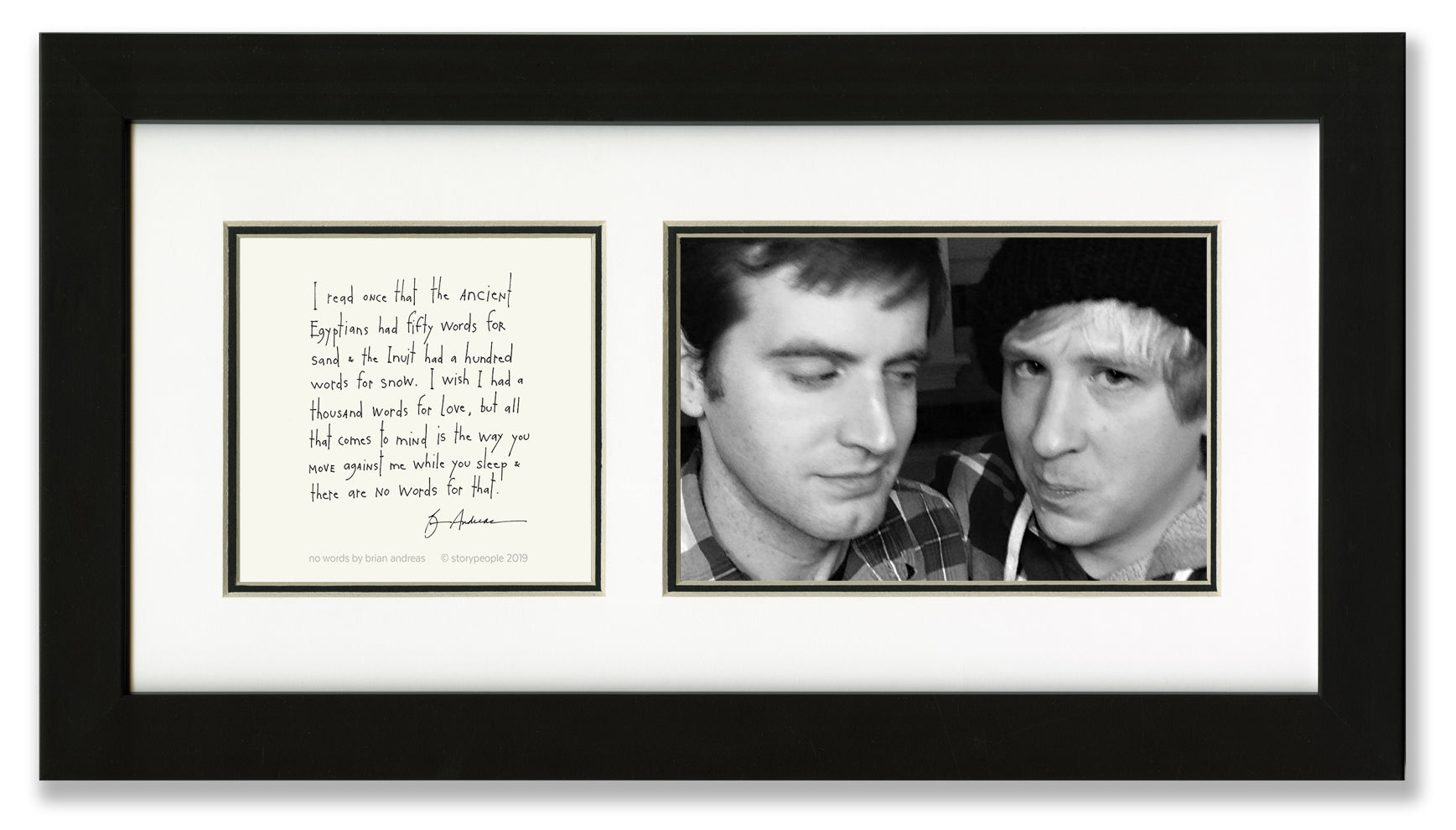 No Words 4x6 Photo Frame