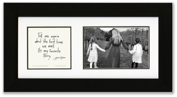 Our Story 4x6 Double Picture Frame