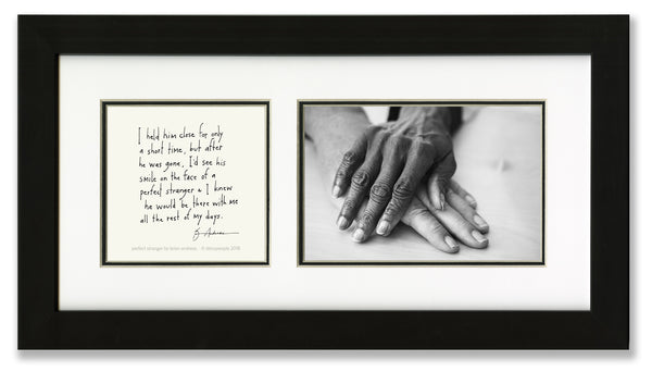 Perfect Stranger (masculine) 4x6 Photo Frame