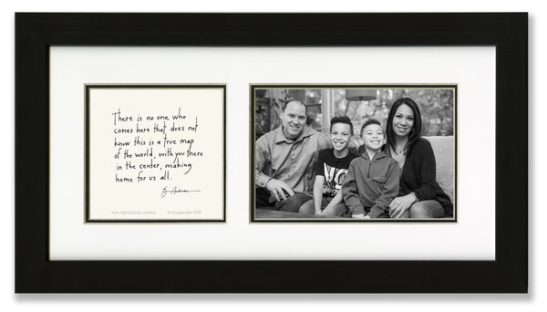 True Map 4x6 Photo Frame
