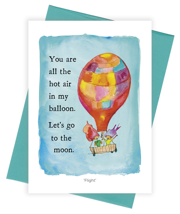 Flight Greeting Card