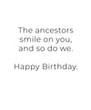Ancestral Birthday Greeting Card