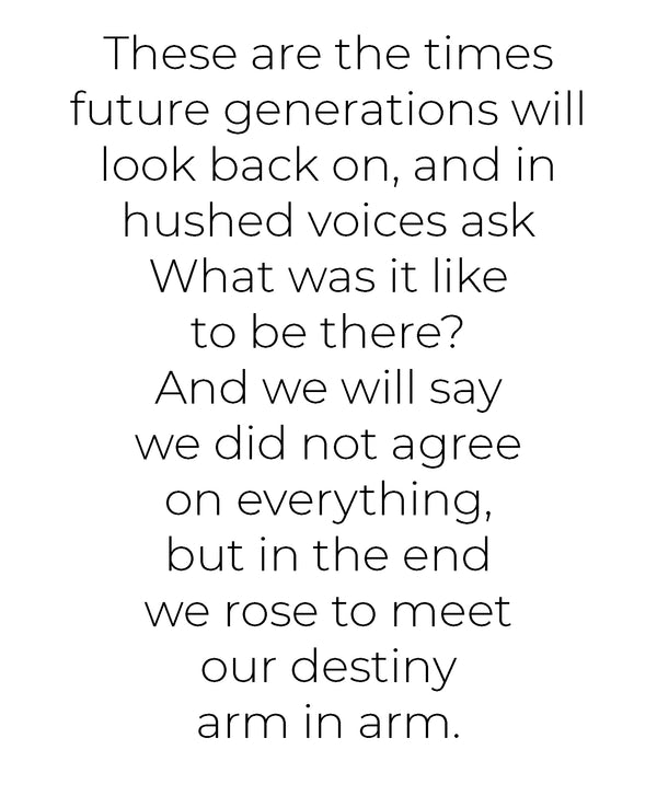 Arm in Arm Art Print