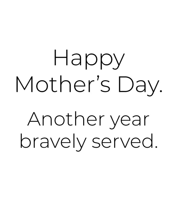 Brave Mom Greeting Card