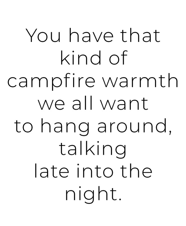 Campfire Greeting Card