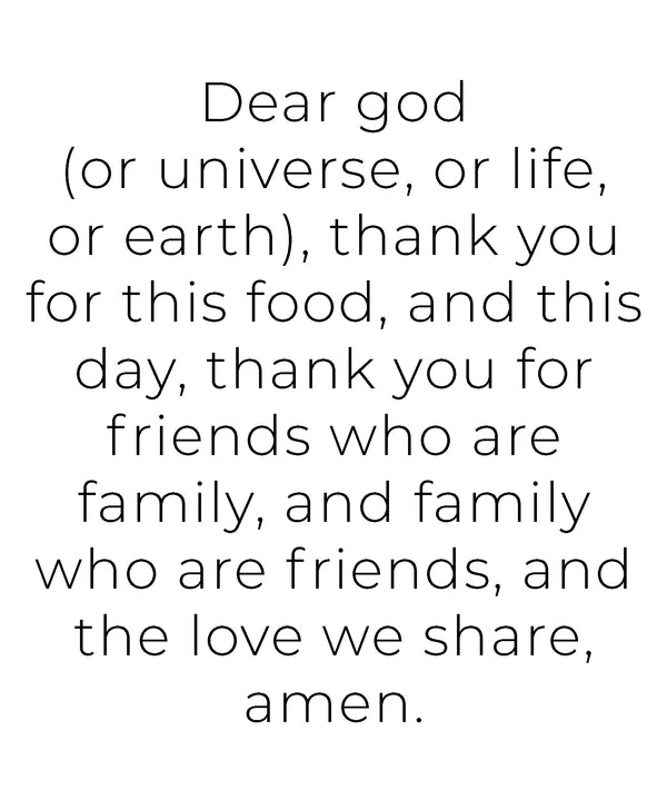 Family Grace Greeting Card