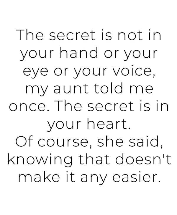 Secret Heart Sculpture, signed 1994