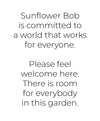 Sunflower Bob Art Print