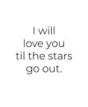 Til the Stars Greeting Card