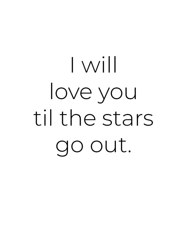 Til the Stars Greeting Card