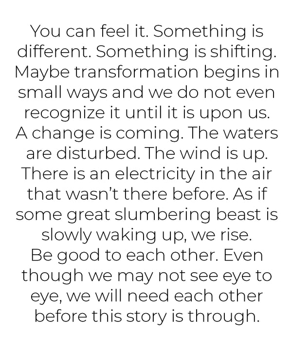 Unity Before the Storm Art Print