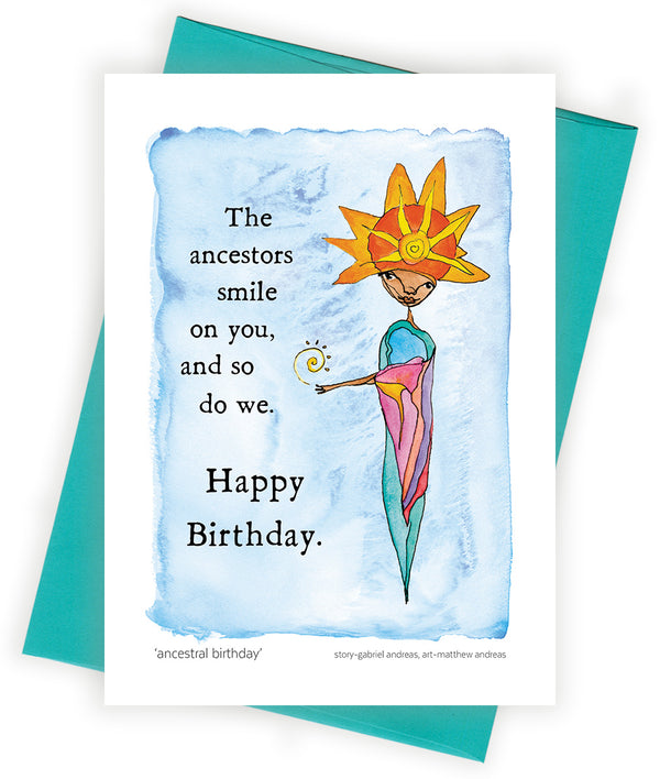 Ancestral Birthday Greeting Card