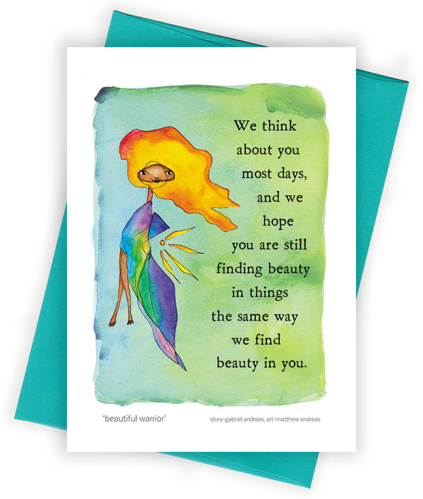 Beautiful Warrior Greeting Card