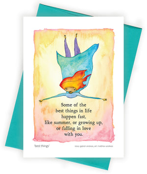 Best Things Greeting Card