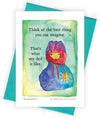 Fair Comparison (Dad) Greeting Card
