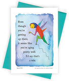 Gracefully Greeting Card
