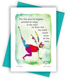 His Laughter Greeting Card