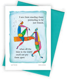 Just Friends Greeting Card