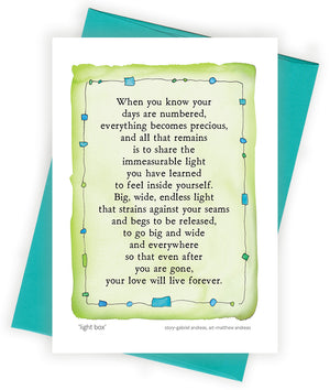 Light Box Greeting Card