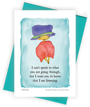 Listening Greeting Card