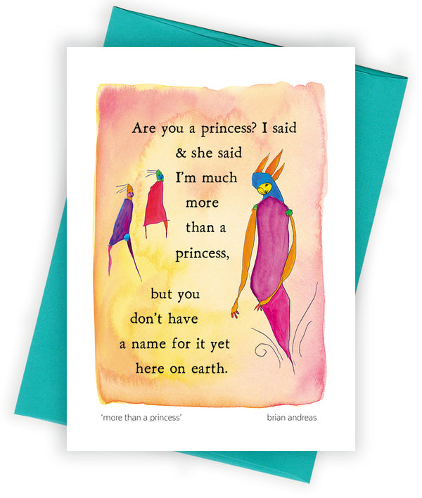 More Than a Princess Greeting Card