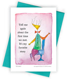 Our Story Greeting Card