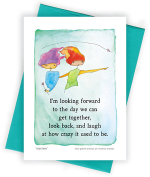 Rearview Greeting Card