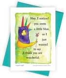 Support Angel Greeting Card